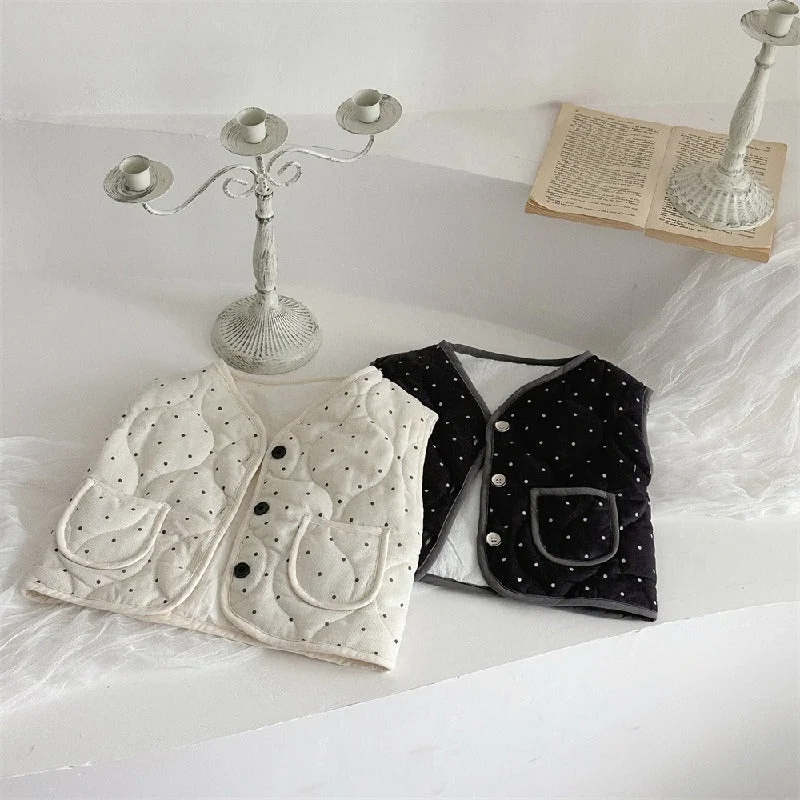 Autumn and winter polka dot cotton vest 847324828020 Bodycon unclassified dresses