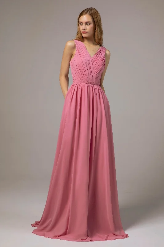 A-Line Floor Length Chiffon Bridesmaid Dress Formal Dresses CB0386 Fall unclassified dresses A-Line Floor Length Chiffon Bridesmaid Dress Formal Dresses CB0386 Fall unclassified dresses