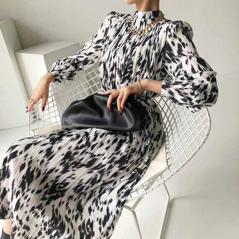 Julia Fashion - New Stand Collar Summer Dress Embroidered unclassified dresses