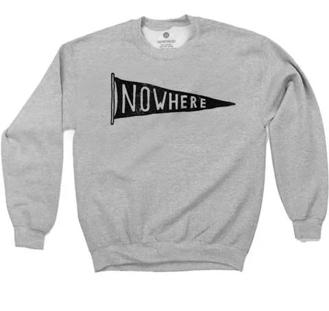 Nowhere - Sweatshirt - Heather Grey Women’s Hoodie Sweater