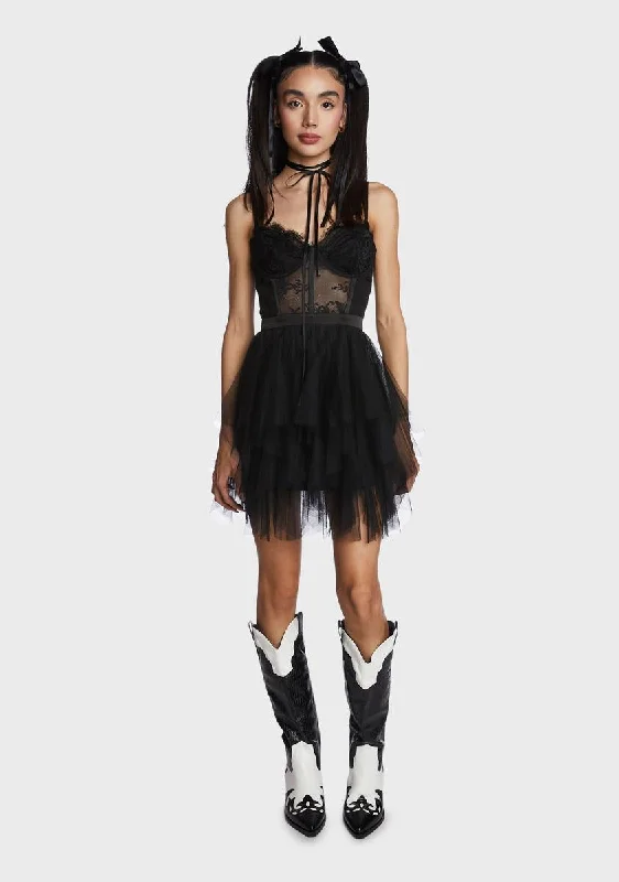 Lost For Eternity Tulle Dress Tulle Dress Puff