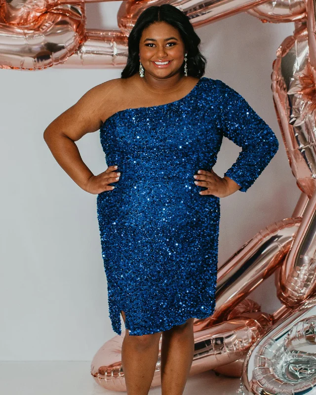 Set in Stone Short Party Dress | Sapphire Preppy party dresses